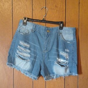 Distressed Denim Women's Shorts NWOT